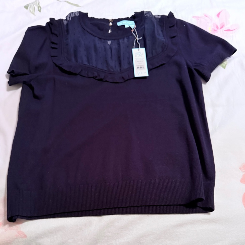 Draper James Navy Blue Women's Top-NWT